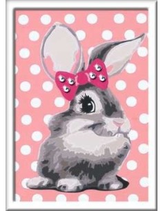 Ravensburger CreArt Cuddly Bunny Colore per kit di verniciatura in base ai numeri 2