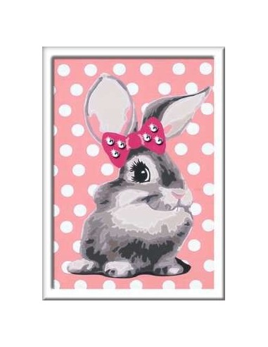 Ravensburger CreArt Cuddly Bunny Colore per kit di verniciatura in base ai numeri