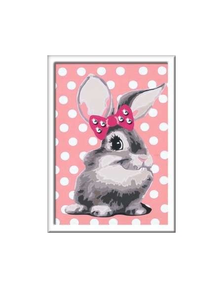 Ravensburger CreArt Cuddly Bunny Colore per kit di verniciatura in base ai numeri