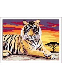 Ravensburger CreArt Majestic Tiger Colore per kit di verniciatura in base ai numeri 2