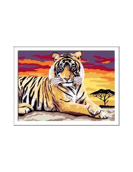 Ravensburger CreArt Majestic Tiger Colore per kit di verniciatura in base ai numeri