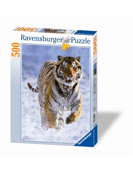 Ravensburger Tigre sulla Neve. Puzzle 500 Pezzi