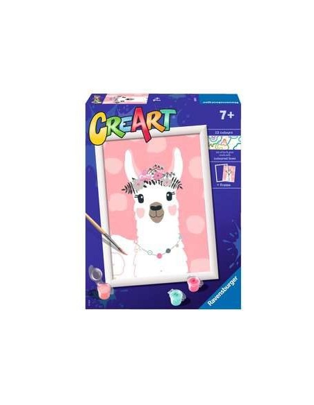 Ravensburger CreArt No Drama Llama Colore per kit di verniciatura in base ai numeri