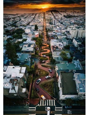 Ravensburger San Francisco Puzzle 1000 pz Città