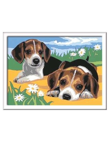 Ravensburger CreArt Jack Russell Puppy Colore per kit di verniciatura in base ai numeri