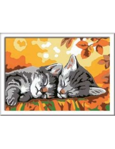Ravensburger CreArt Autumn Kitties Colore per kit di verniciatura in base ai numeri 2