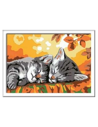 Ravensburger CreArt Autumn Kitties Colore per kit di verniciatura in base ai numeri