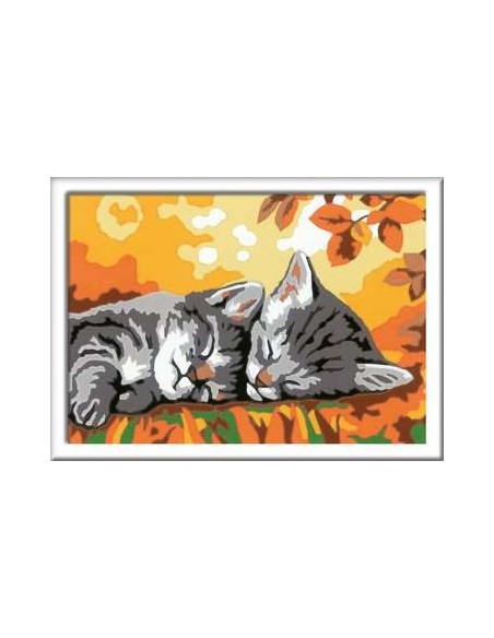 Ravensburger CreArt Autumn Kitties Colore per kit di verniciatura in base ai numeri