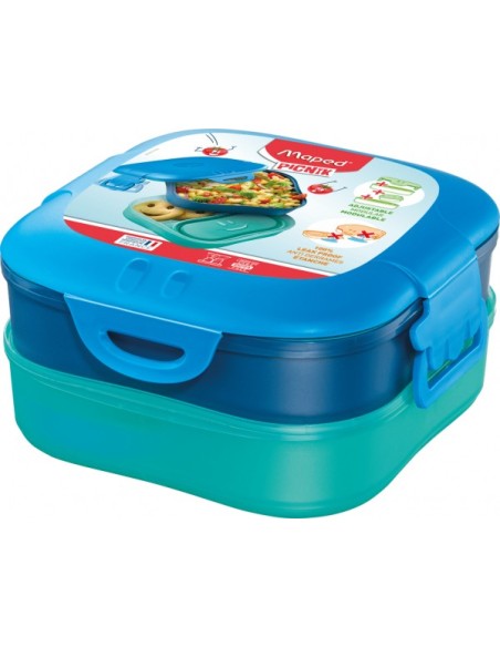 Maped Picnik Set per borsa portapranzo 1,4 L Blu, Verde 1 pz