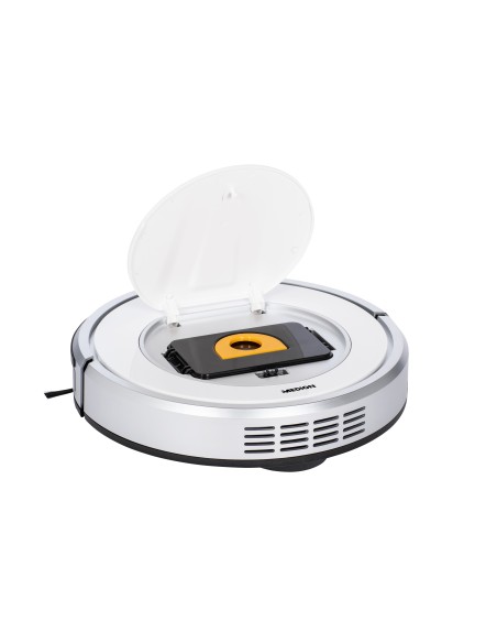 MEDION MD 19100 aspirapolvere robot 0,3 L Senza sacchetto Argento, Bianco