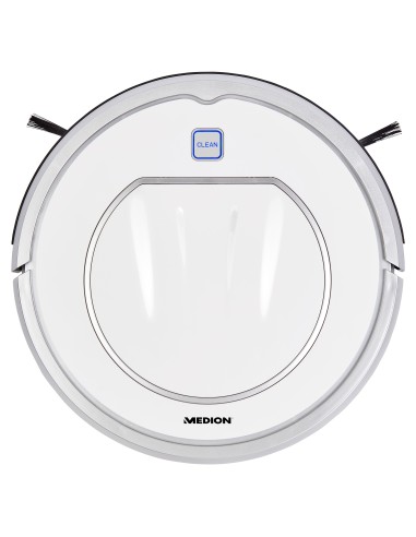 MEDION MD 19100 aspirapolvere robot 0,3 L Senza sacchetto Argento, Bianco