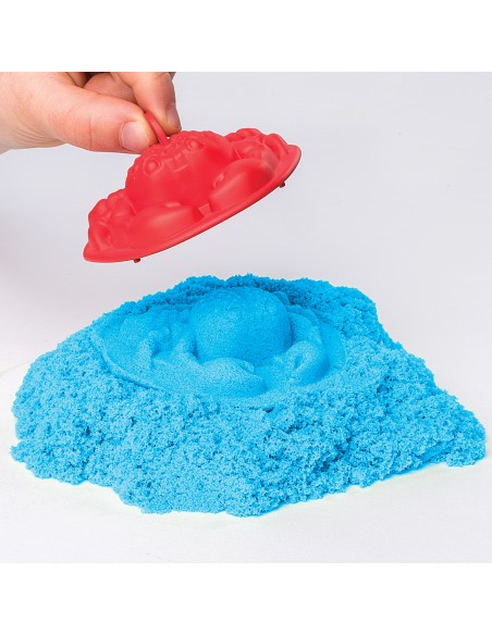 Kinetic Sand | Playset Castelli di Sabbia | Sabbia cinetica con vaschetta | Sabbia magica | Sabbia colorata a sorpresa 454gr |