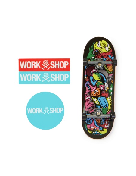 Tech Deck | MINI SKATE FINGER SKATE | fingerskate con grafiche originali, giocattoli per bambini e bambine dai 4 anni