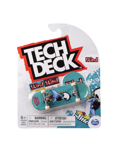 Tech Deck | MINI SKATE FINGER SKATE | fingerskate con grafiche originali, giocattoli per bambini e bambine dai 4 anni