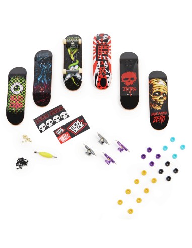 Tech Deck , confezione Premium da 6 Mini Skate, Assortiti e Originali, 6028845