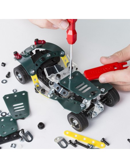 Meccano , Multimodello da 5 - Veicolo a Retrocarica, kit di costruzioni da 175 Pezzi, dagli 8 Anni