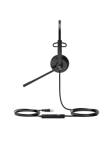 Yealink UH34 Mono Teams Auricolare Cablato A Padiglione Ufficio USB tipo A Nero
