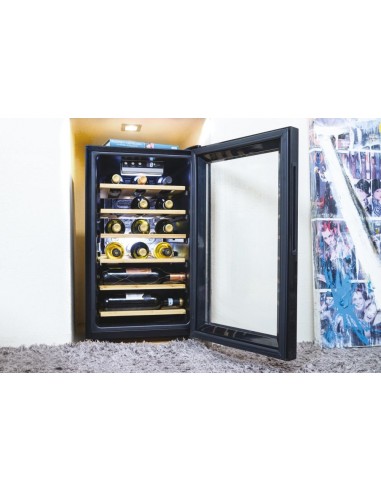 Candy DiVino CWCEL 210 Cantinetta vino con compressore Libera installazione Nero 21 bottiglia bottiglie