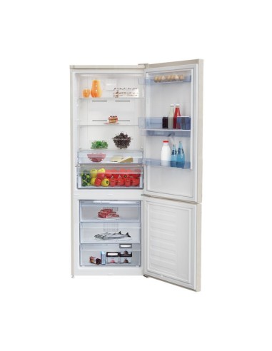 Beko RCNE560E40DBN frigorifero con congelatore Libera installazione 497 L E Sabbia