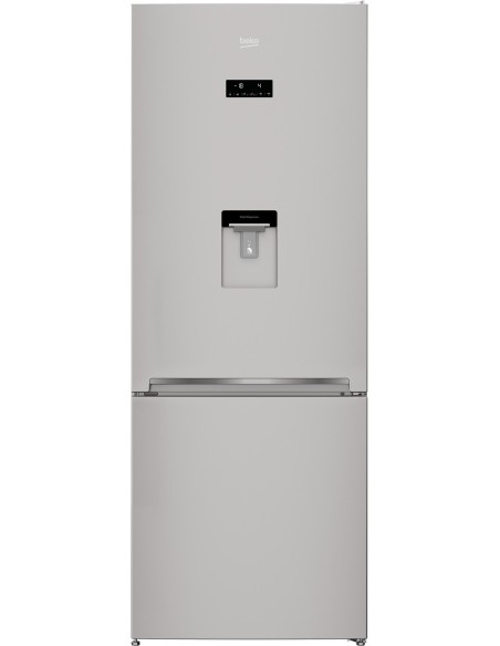 Beko RCNE560E40DSN frigorifero con congelatore Libera installazione 497 L E Argento