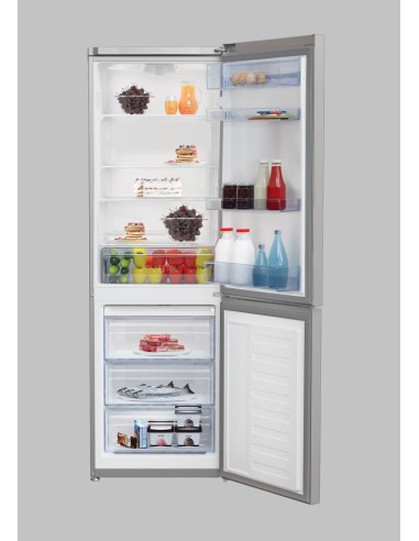 Beko RCSA330K30SN frigorifero con congelatore Libera installazione 295 L F Argento