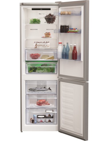Beko RCNA366E40ZXBN frigorifero con congelatore Libera installazione 324 L E Argento