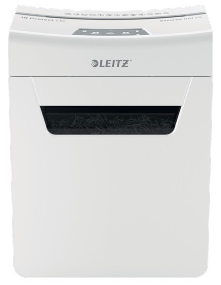 Leitz 80940000 distruggi documenti Taglio a frammenti Grigio, Bianco
