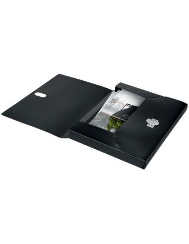 Leitz 46230095 cartella Polipropilene (PP) Nero A4