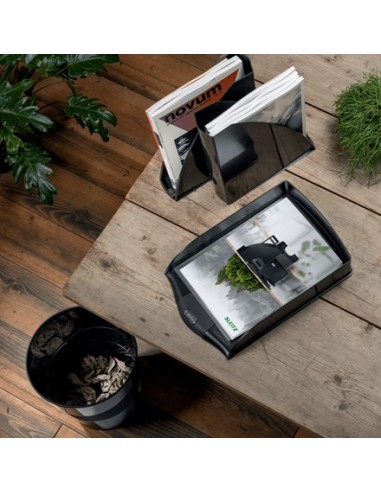 Leitz Recycle Papierkorb Rotondo Plastica riciclata Nero