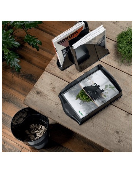 Leitz Recycle Papierkorb Rotondo Plastica riciclata Nero