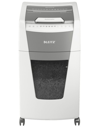 Leitz 80160000 distruggi documenti Taglio a frammenti 22 cm Grigio, Bianco
