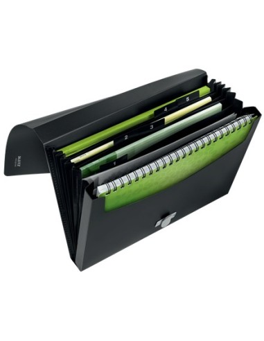 Leitz 46240095 cartella Polipropilene (PP) Nero A4