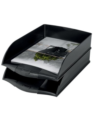 Leitz 53240095 vassoio da scrivania Polistirene (PS) Nero