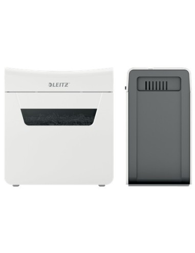 Leitz 80930000 distruggi documenti Taglio a frammenti Grigio, Bianco