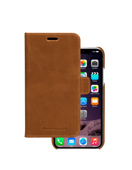 dbramante1928 Lynge custodia per cellulare 15,5 cm (6.1") Custodia a borsellino Marrone chiaro