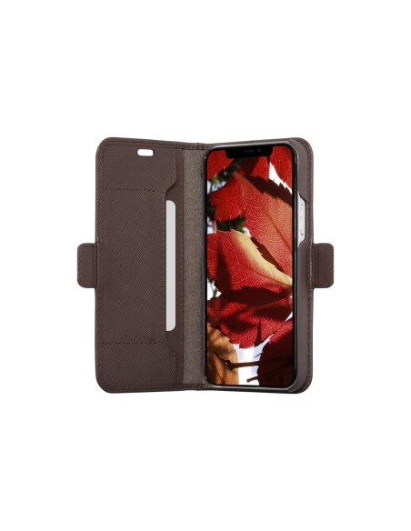 dbramante1928 Milano custodia per cellulare 15,5 cm (6.1") Custodia a borsellino Cioccolato