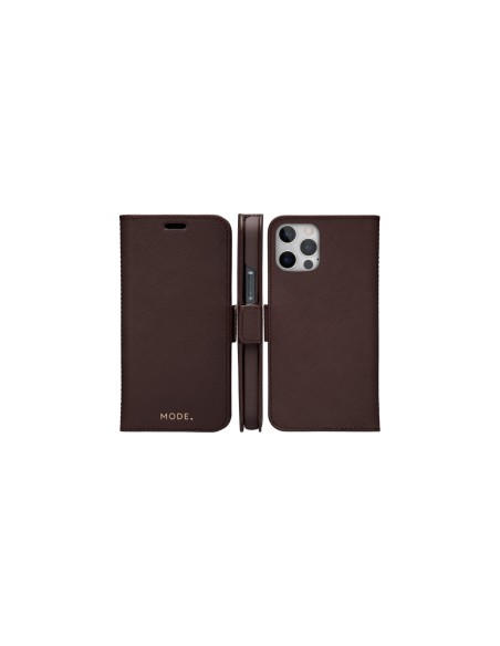 dbramante1928 Milano custodia per cellulare 15,5 cm (6.1") Custodia a borsellino Cioccolato