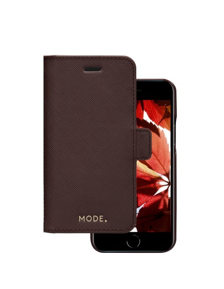 dbramante1928 New York custodia per cellulare 11,9 cm (4.7") Custodia a borsellino Cioccolato