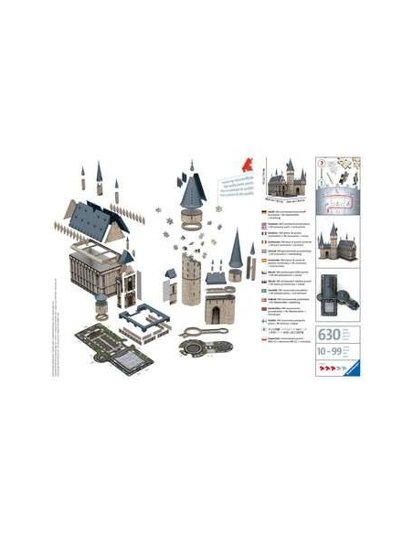 Ravensburger Hogwarts Castle Harry Potter Puzzle 3D 540 pz Edifici