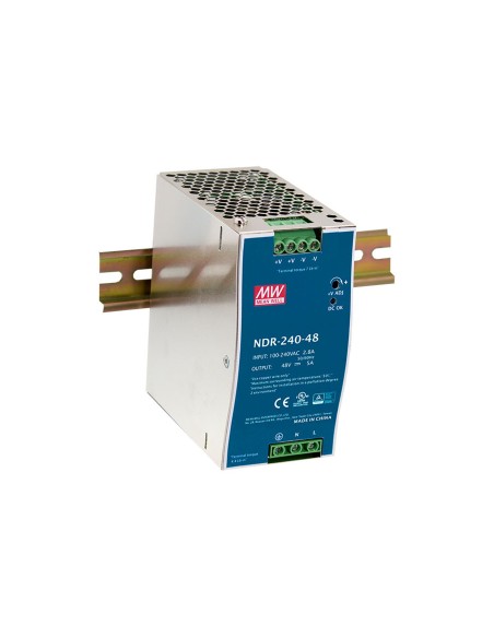 LevelOne POW-4851 alimentatore per computer 240 W Blu, Argento
