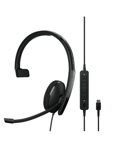 EPOS | SENNHEISER ADAPT 130T USB-C II Auricolare Cablato A Padiglione Ufficio USB tipo-C Nero