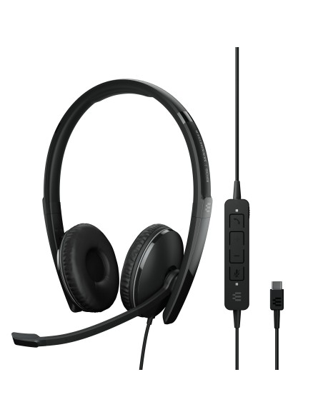EPOS | SENNHEISER ADAPT 160 ANC USB-C Auricolare Cablato A Padiglione Ufficio USB tipo-C Nero
