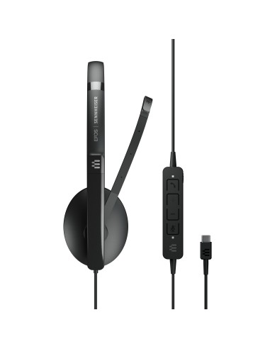 EPOS | SENNHEISER ADAPT 160 ANC USB-C Auricolare Cablato A Padiglione Ufficio USB tipo-C Nero