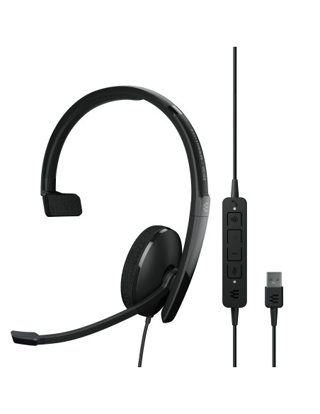 EPOS | SENNHEISER ADAPT 130T USB II Auricolare Wireless A Padiglione Ufficio USB tipo A Nero