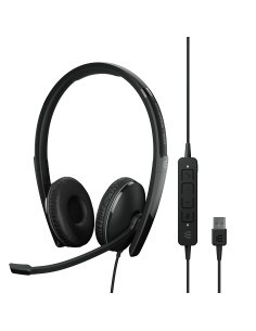 EPOS | SENNHEISER ADAPT 160 ANC USB Auricolare Cablato A Padiglione Ufficio USB tipo A Nero