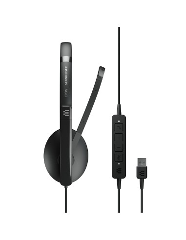 EPOS | SENNHEISER ADAPT 160 USB II Auricolare Cablato A Padiglione Ufficio USB tipo A Nero