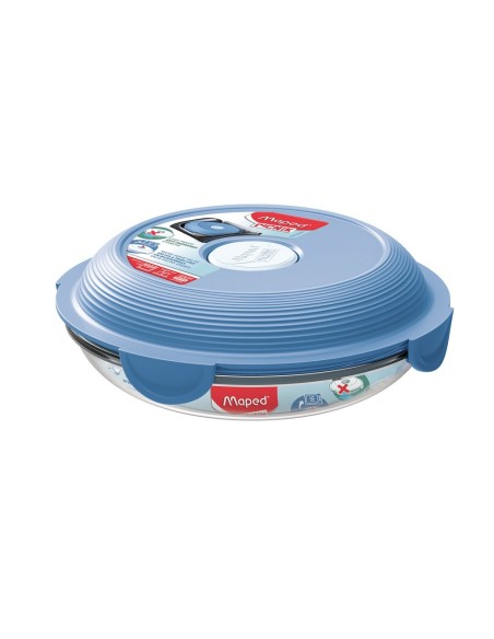 Maped M870603 Rotondo Barattolo 0,7 L Blu, Trasparente 1 pz
