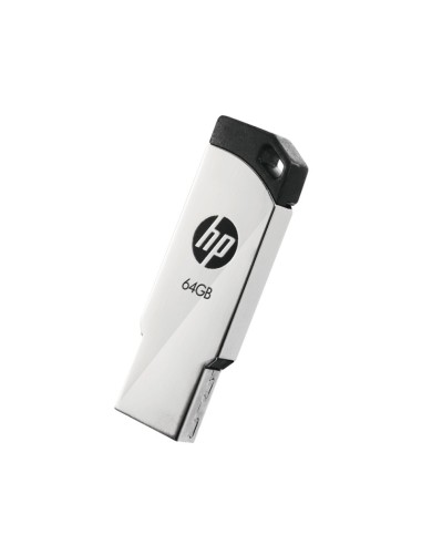 HP v236w unità flash USB 64 GB USB tipo A 2.0 Argento, Nero