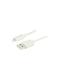 Ewent EW1277 cavo Lightning 1 m Nero, Bianco