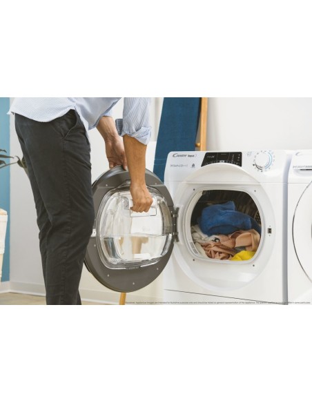Candy RapidÓ ROE H9A2TCEX-S asciugatrice Libera installazione Caricamento frontale 9 kg A++ Bianco